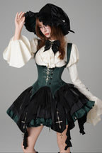 Upside-Down Curse Gothic Lolita Red Dress Set - image 21
