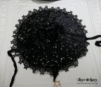 Polar Night Sky - Halloween Gorgeous Gilding Lolita Witch Hat - image 21