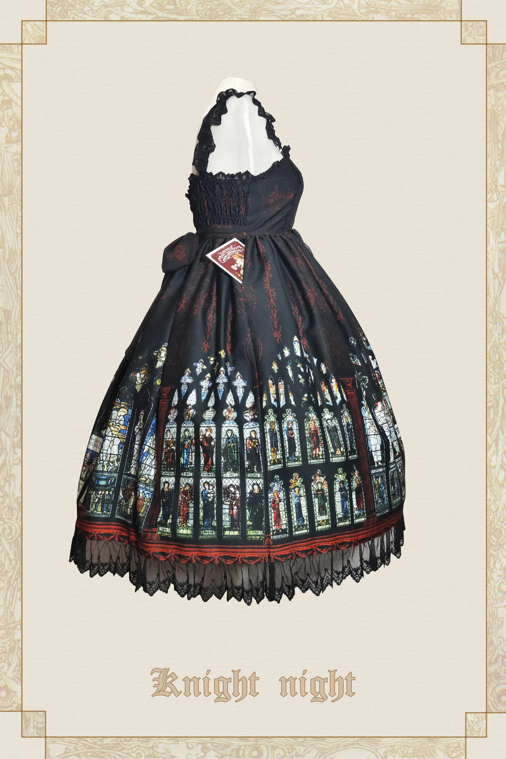 The Saint Priest - Stained Glass Lolita JSK Dress - image 4