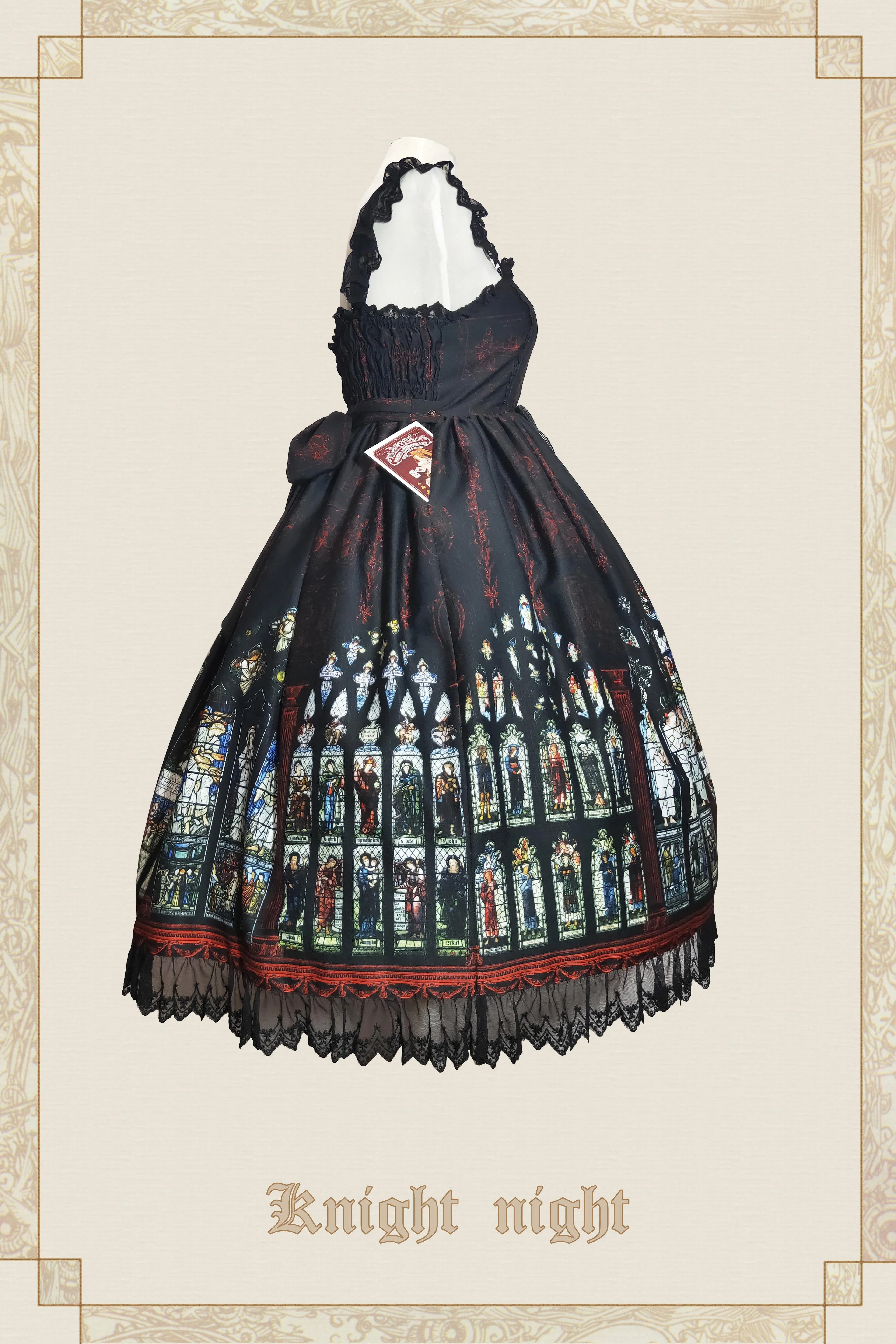 The Saint Priest - Stained Glass Lolita JSK Dress - image 4