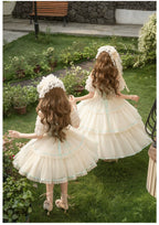 Sea Salt Soda - Classic Lolita Adjustable Corset JSK Dress, Tiered Tulle Hem - image 15