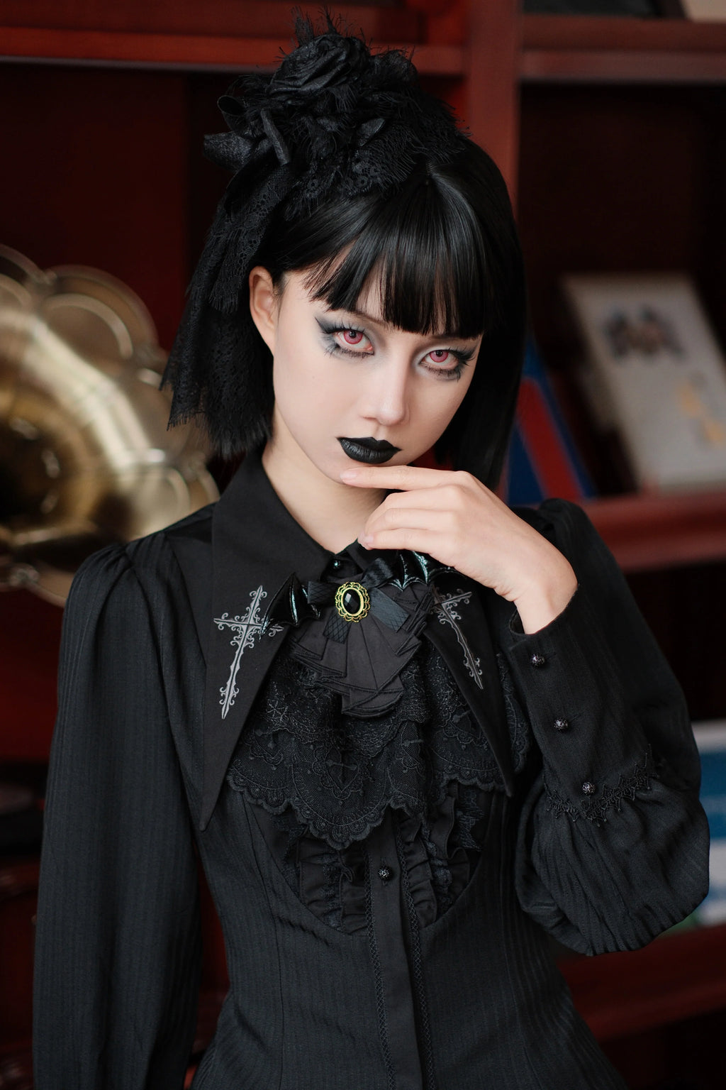 Elegant Lolita Bib Lace Lolita Accessory - image 19