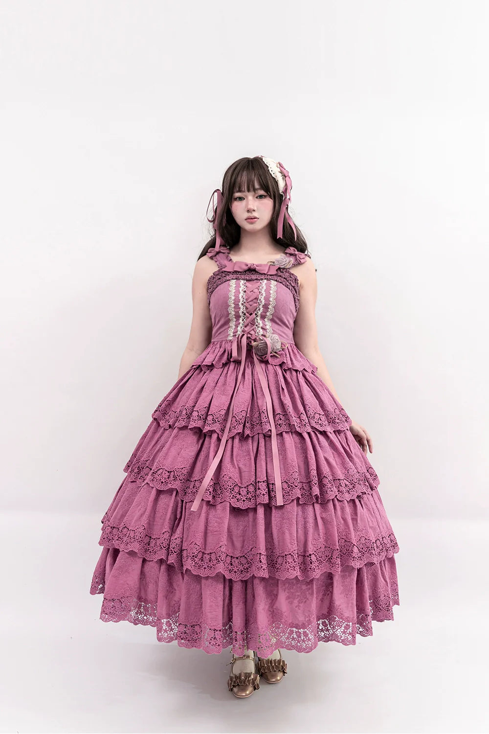 Forest Waltz - Classic Lolita Tiered Skirt Multi-layer Embroidered SK - image 50