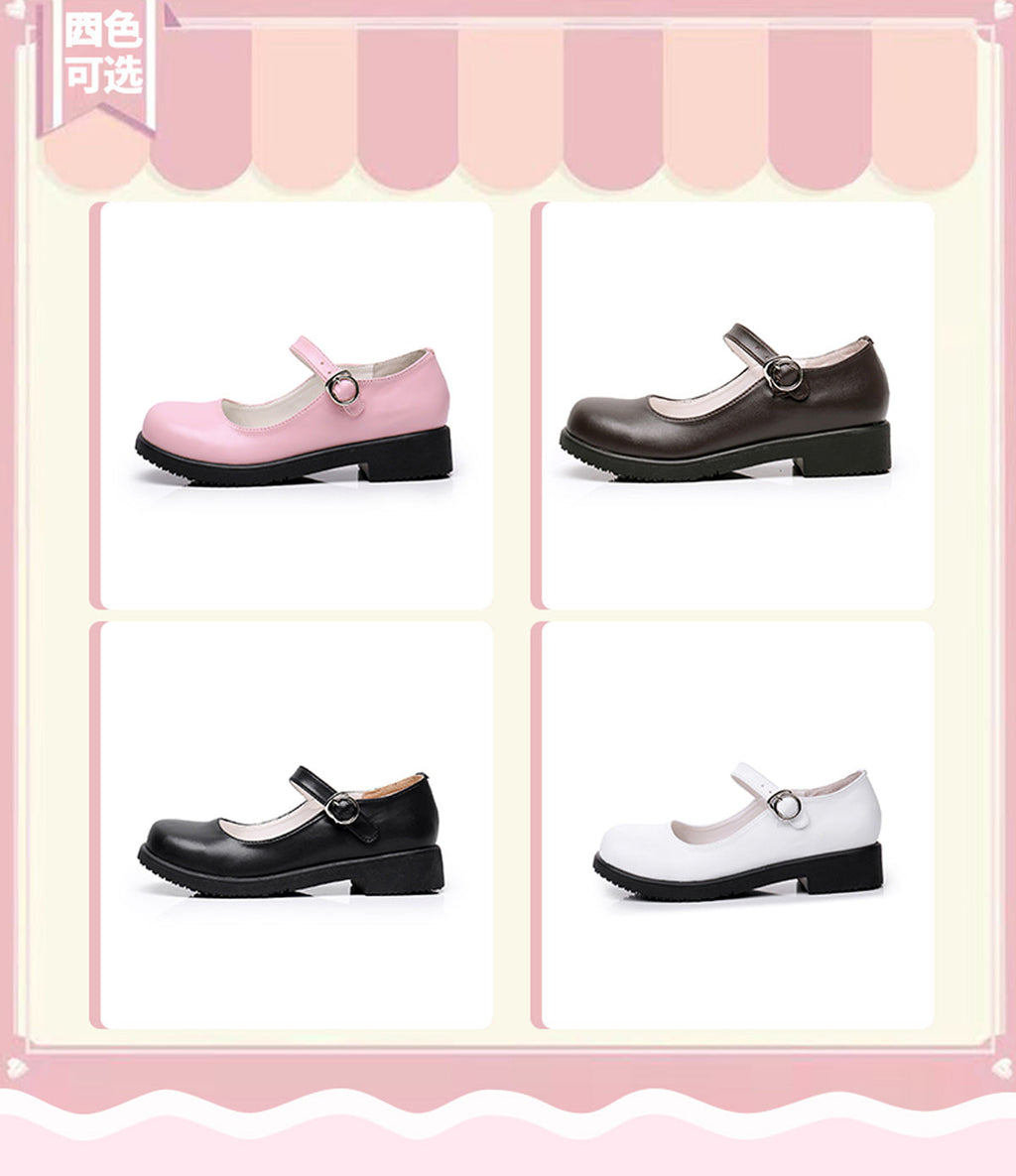 Sweet Lolita Mary Jane Flat Shoes - image 8