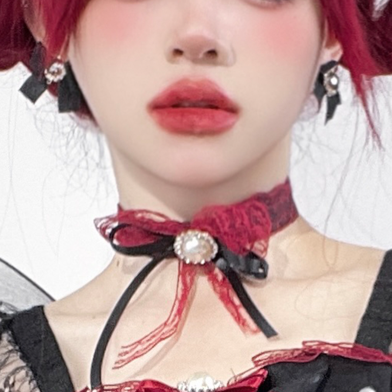 Shisan District - Wedding Lolita OP Suit with Angel Demon Wings - image 23
