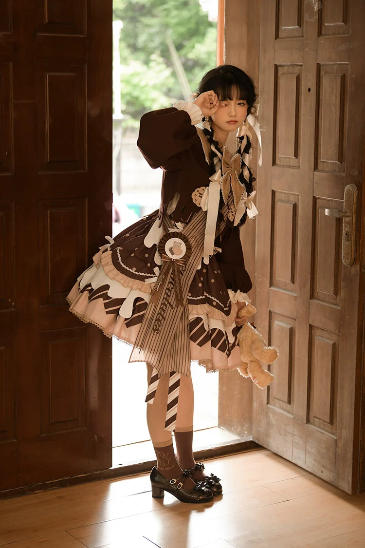 Chocolate Milk Pie - Sweet Lolita JSK Dress Summer Salopette - image 14