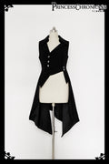 Red Shadow - Irregular Ouji Lolita Prince Vest - image 13