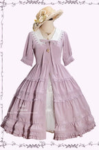 Lacey 2.0 - Classic Lolita OP Lace Collar Open Front Dress - image 5
