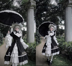 Sewing Magic Cat - Classic Lolita Six-Panel OP Dress with Embroidery and Accessories - image 22