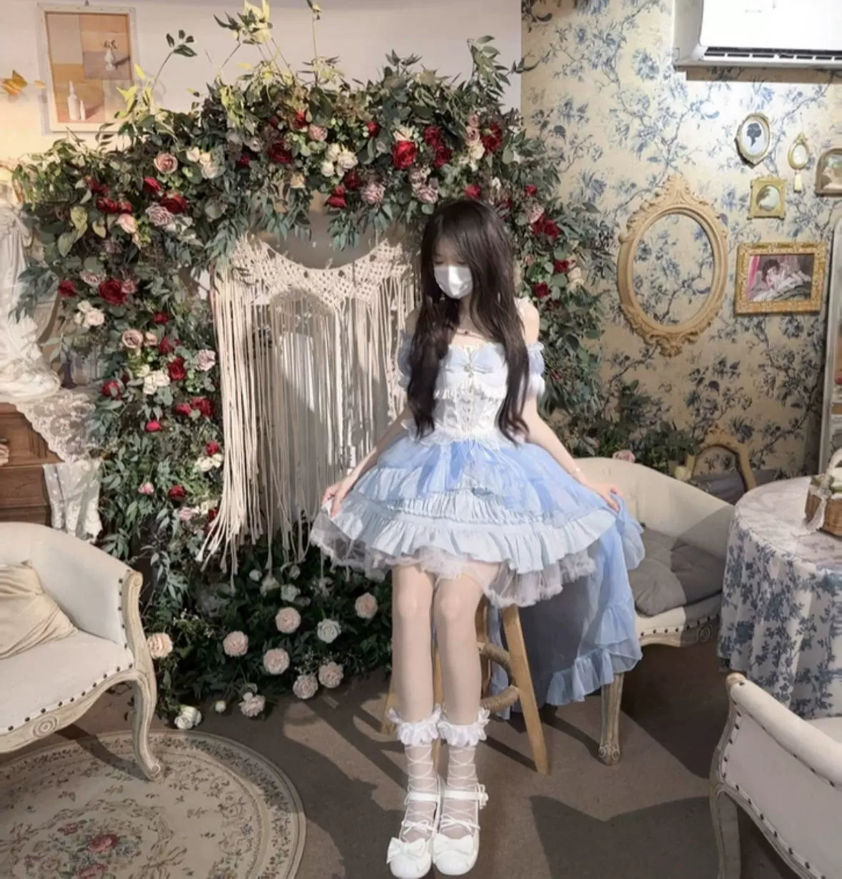 Rose Tale - Sweet Lolita Accessories Summer Trailing Short Sleeves KC - image 17