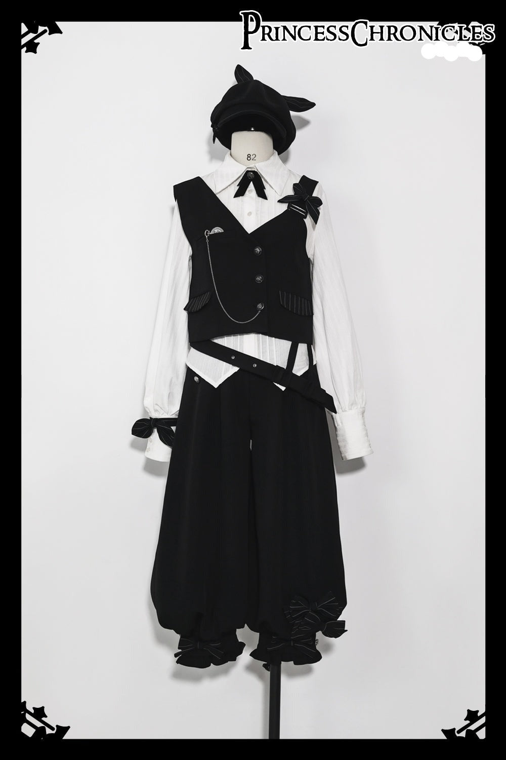 Secret Morning News - Vintage Ouji Lolita Vest Blouse Bloomers - image 1