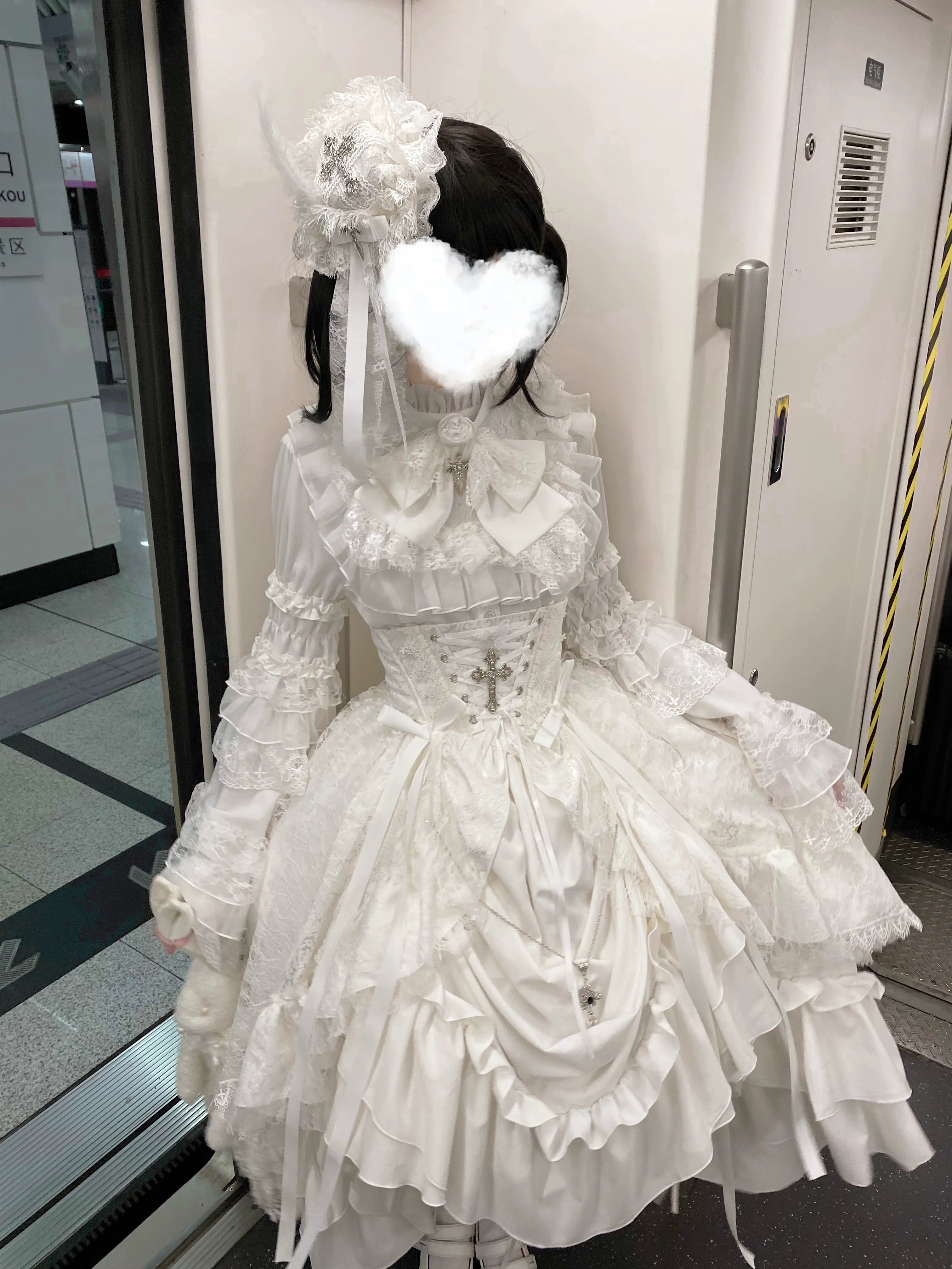 Eternal Taboo - Gothic Lolita Dress with Princess Sleeve Shirt - image 20