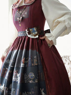 German Bookshelf - Classic Lolita Printed JSK Dress - image 35