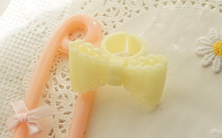 Sweet Lolita Bow Ring and Necklace - image 31
