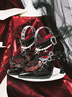 Forbidden Prayer - Rose Cross Gothic Lolita Heels - image 7