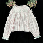 Sweet Lolita Doll Collar High-Waisted Blouse - image 41