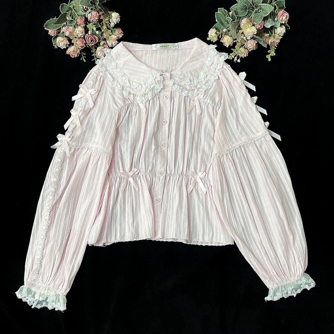 Sweet Lolita Doll Collar High-Waisted Blouse - image 41