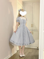 Long Vesion Elegant and Vintage Lolita OP - image 23
