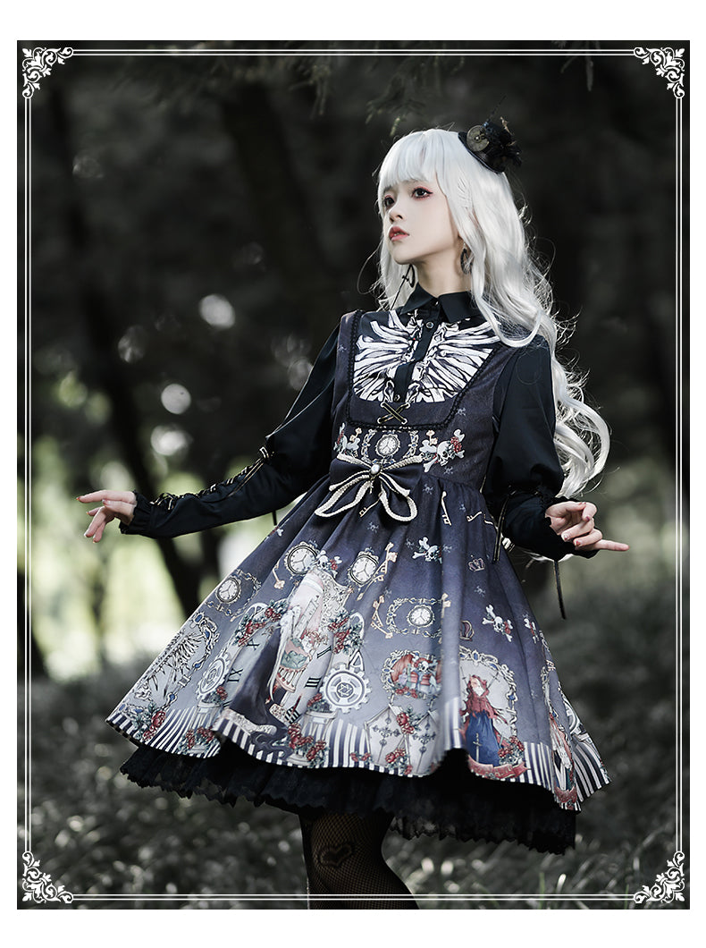 Black Fairytale - Gothic Twins Lolita JSK - image 25