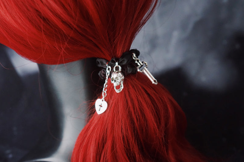 Strange Sugar Gothic Skull Spider Lolita Hairband - image 11