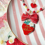 Sweet Lolita Strawberry Necklaces, Rings, Hair Clips and Brooches - image 6