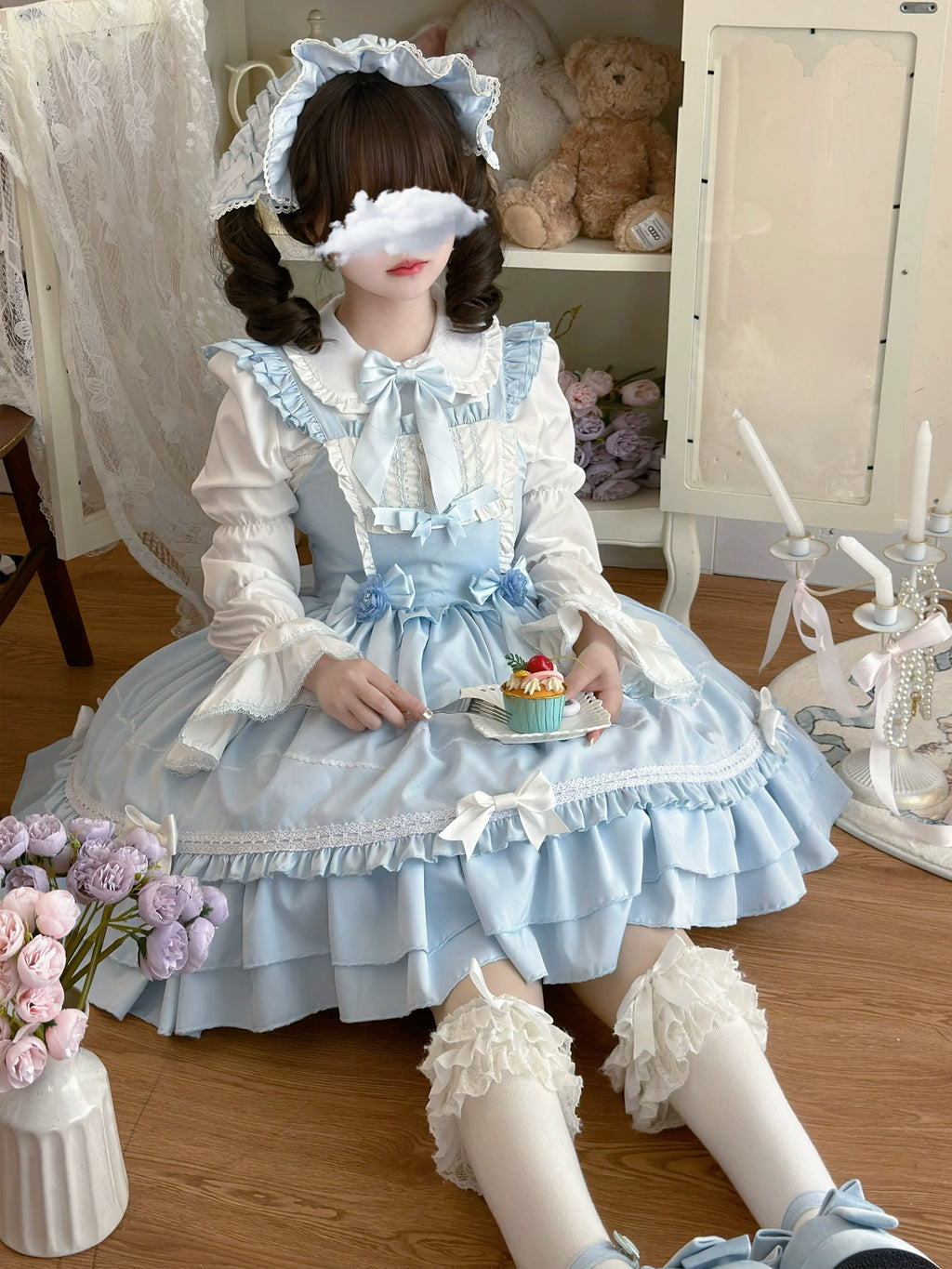 Paper Shell Cake - Sweet Lolita JSK Dress Summer Dress - image 8