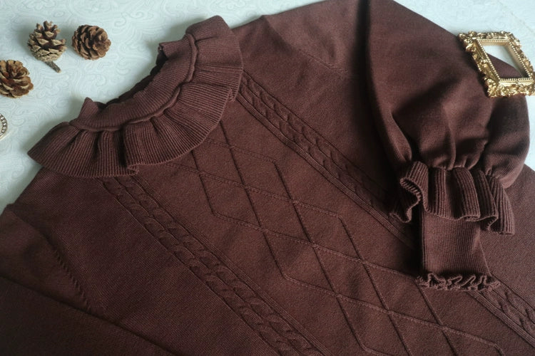 Sweet Lolita Sweater Autumn and Winter Lolita Inner Wear - image 39