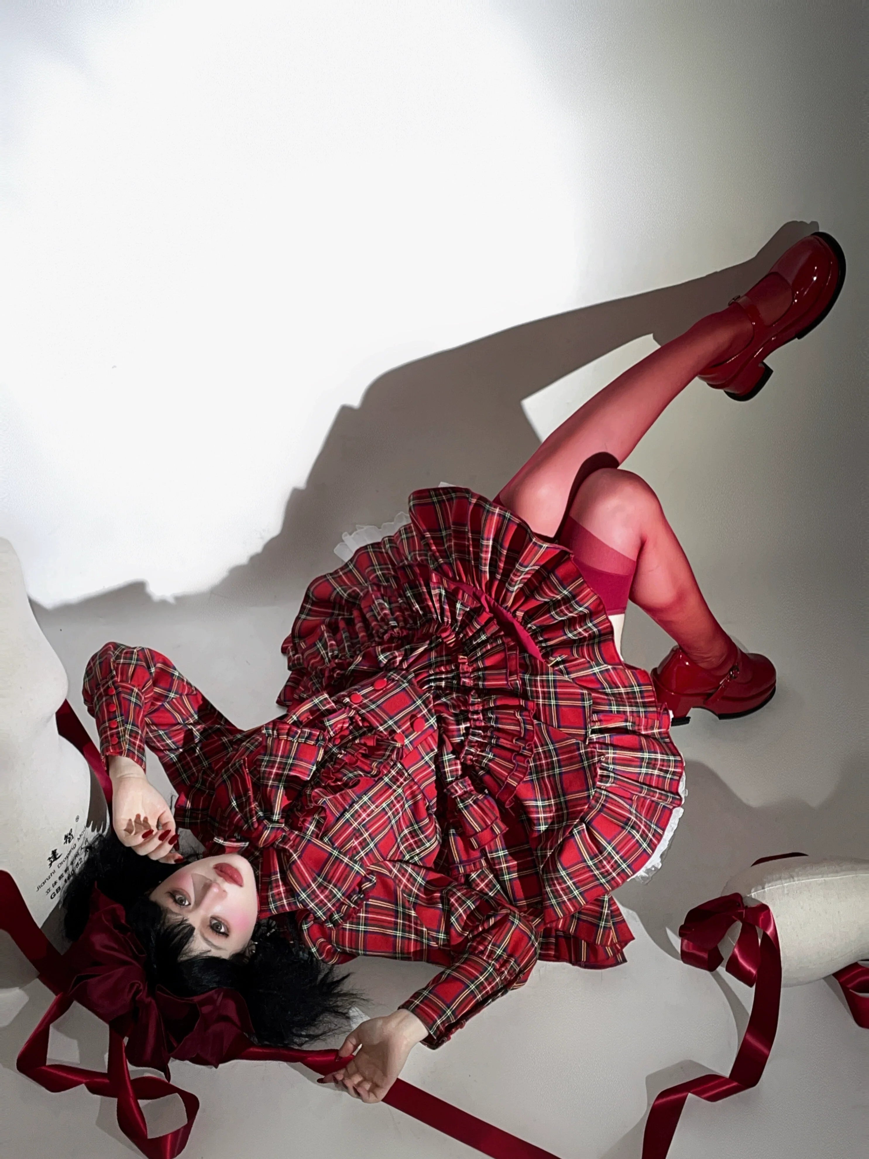 Humanoid Gift Box - Plaid Gothic Lolita Blouse & SK - image 12