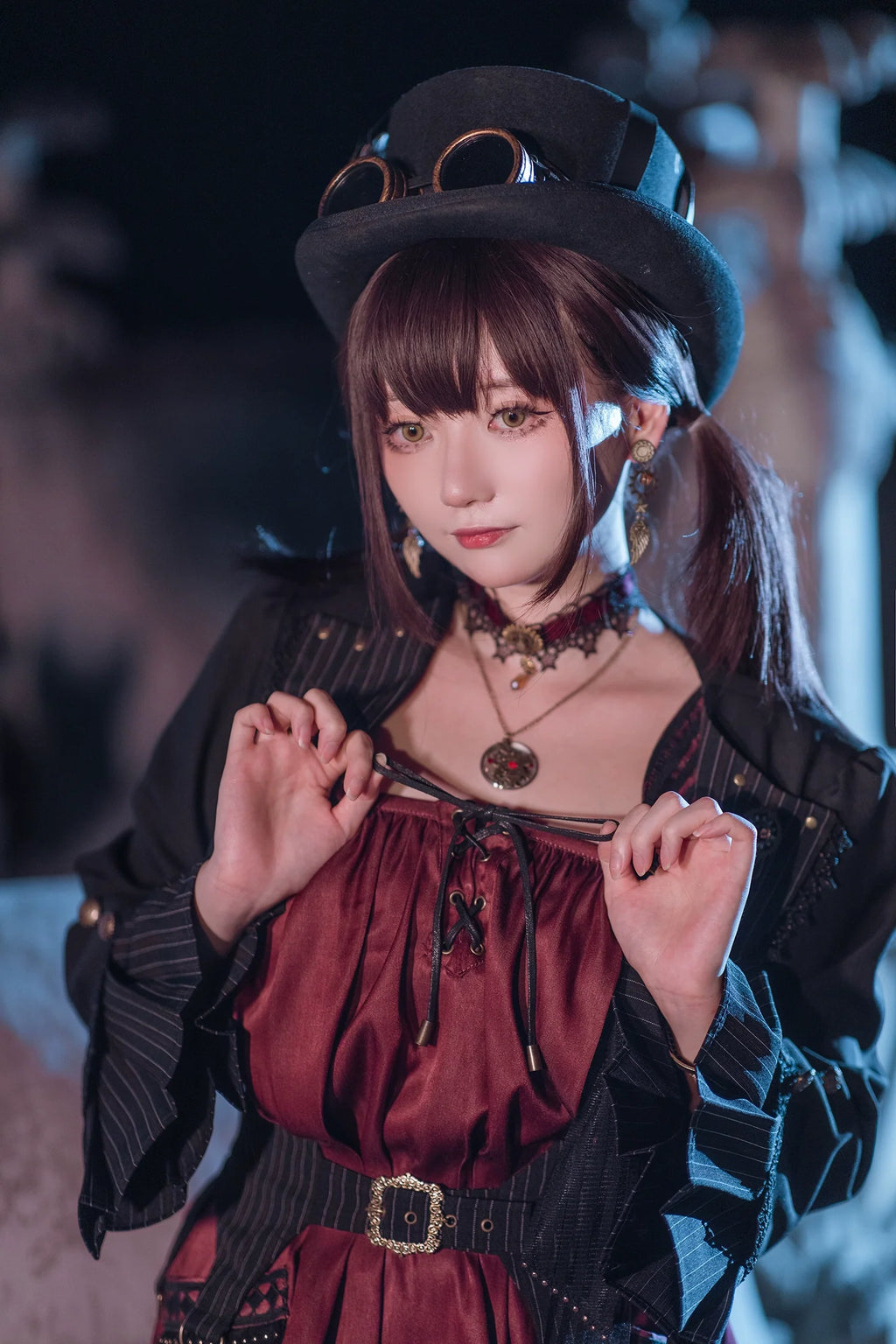 Gothic Lolita Black Cropped Cardigan Jacket - image 23