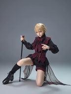 Devils Convention Gothic Ouji Blouse and Suspender Shorts Set - image 12