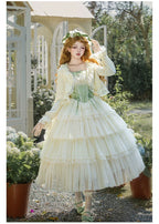 Lily of the Valley Whisper - Embroidered Classic Lolita Corset JSK Dress - image 16