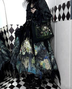 Bone Garden - Gothic Lolita Printed Tote Bag, Adjustable Strap - image 11