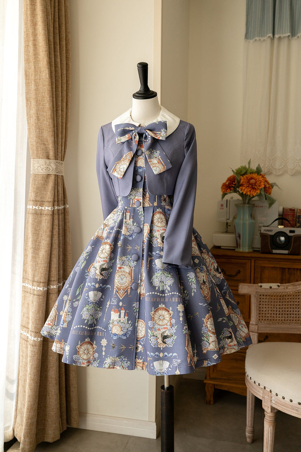 Classical Lolita Dress and Coat Suit - image 27