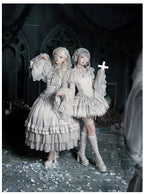 Humanoid Robot - Silver Gothic Lolita Mermaid Skirt Set - image 32