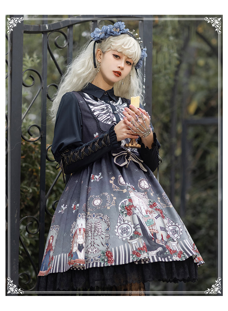 Black Fairytale - Gothic Twins Lolita JSK - image 19