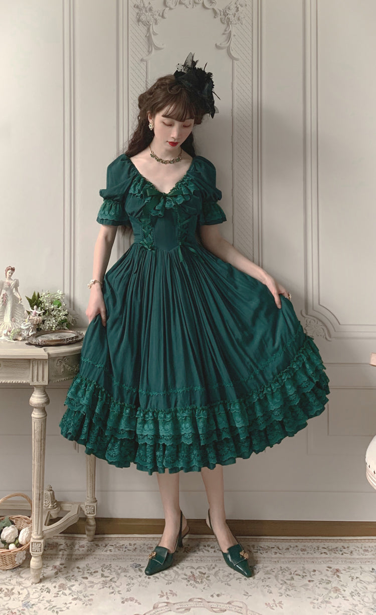 CLA Vintage French Lolita OP Dress - image 2