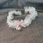 Kawaii Lolita Lace and Bell Choker - image 5