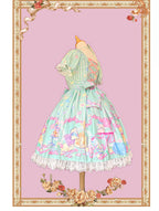 Macaron Dolly House - Sweet Lolita OP Printed Dress, Side Zipper and Accessories - image 9