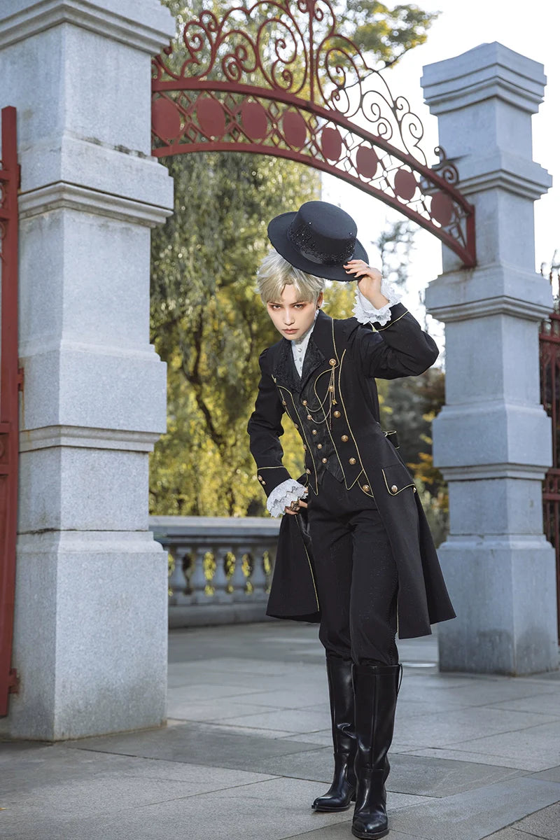 Forever Rose - Ouji Lolita Wind Coat - image 10
