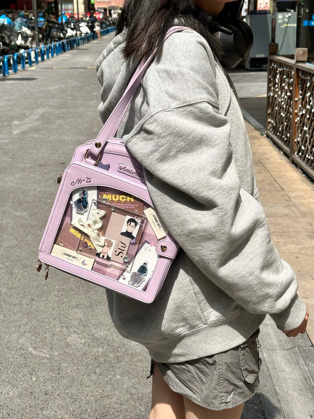 Kawaii Lolita Checkered Itabag Multicolors - image 6
