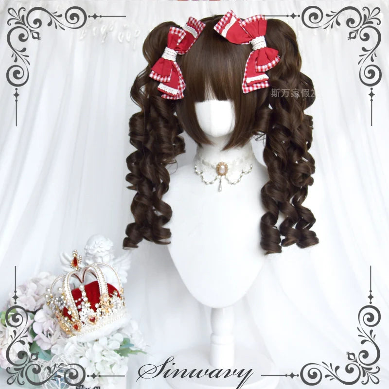 Old School Lolita Wig, Layered Roman Curls - image 6