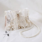Elegant Lolita Handbag Ivory Tea Party Lolita Bag - image 13