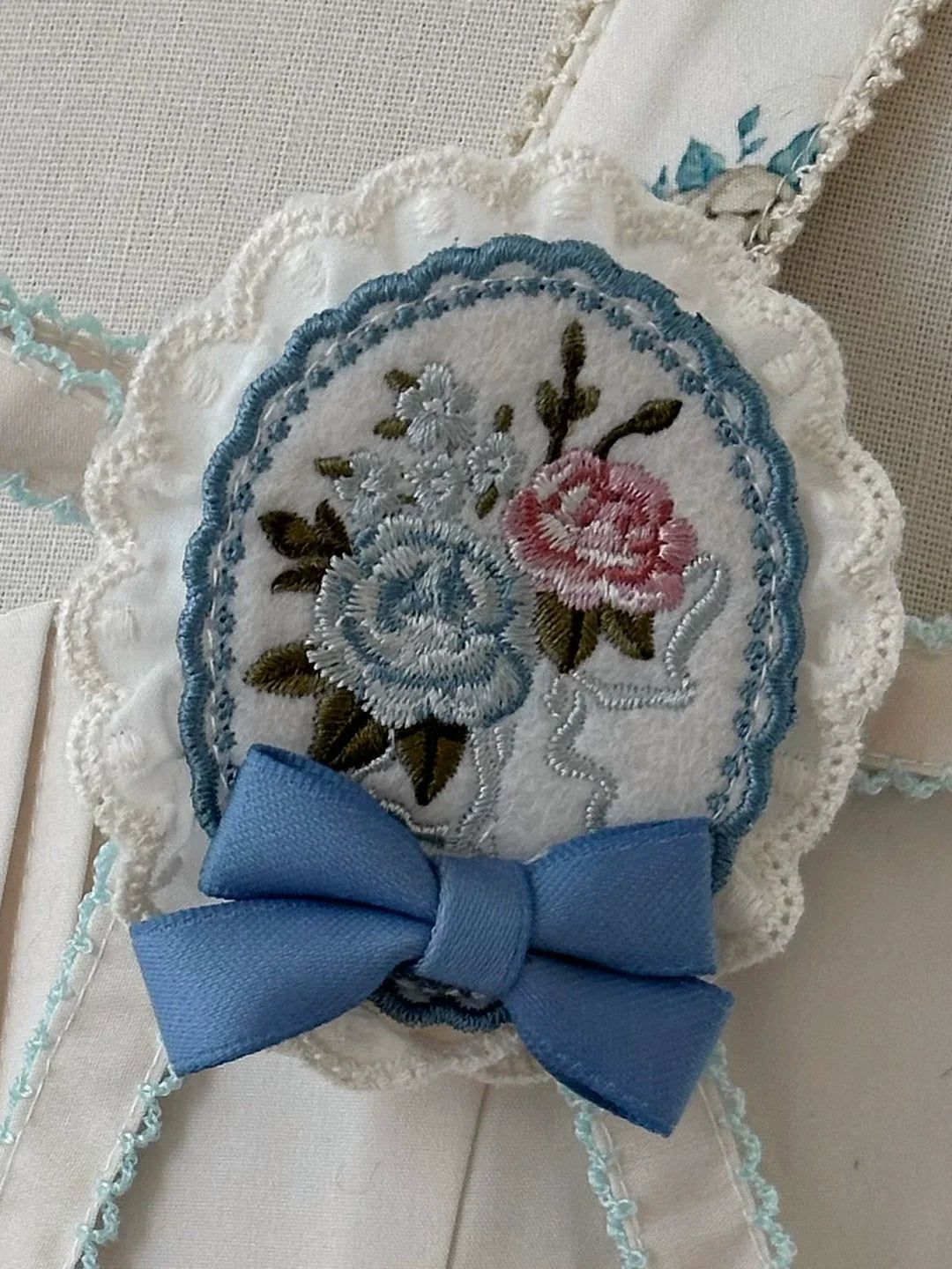 Floral and Bird Series - Classic Lolita JSK Dress, Floral Print - image 18