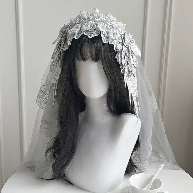 Humanoid Robot - Silver Gothic Lolita Mermaid Skirt Set - image 64