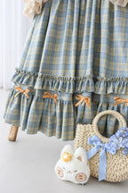 Green Fairy Tales Classic Plaid Plus Size Lolita JSK Dress - image 22