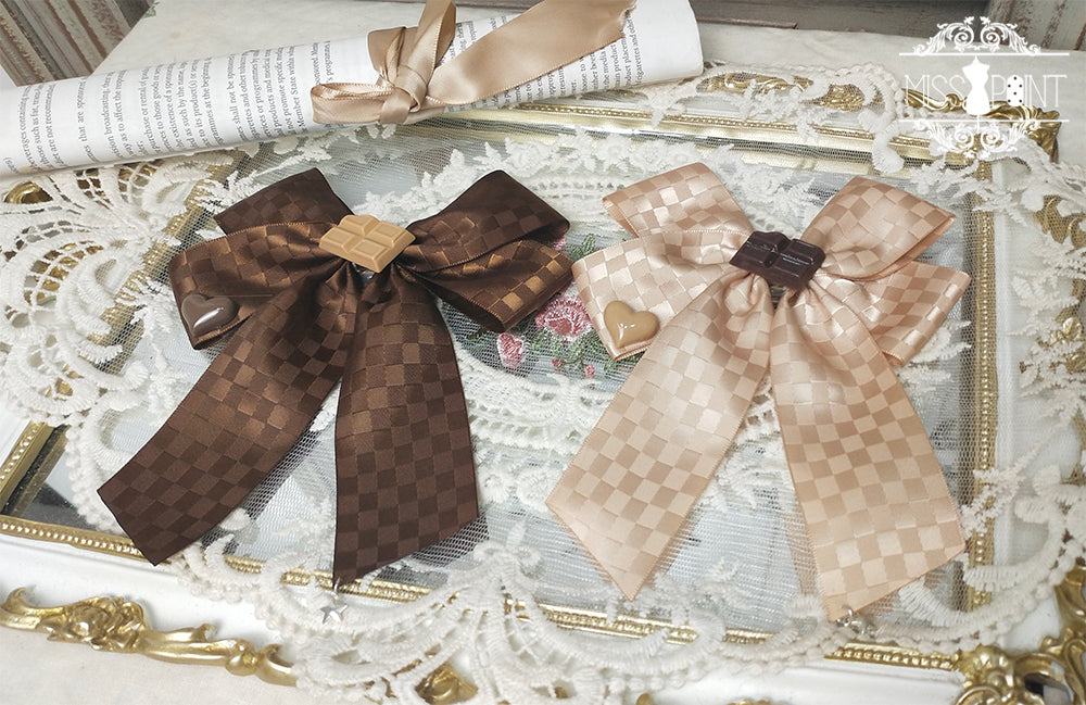 Chocolate Daily Lolita Bow KC and Brooch Collection - image 2