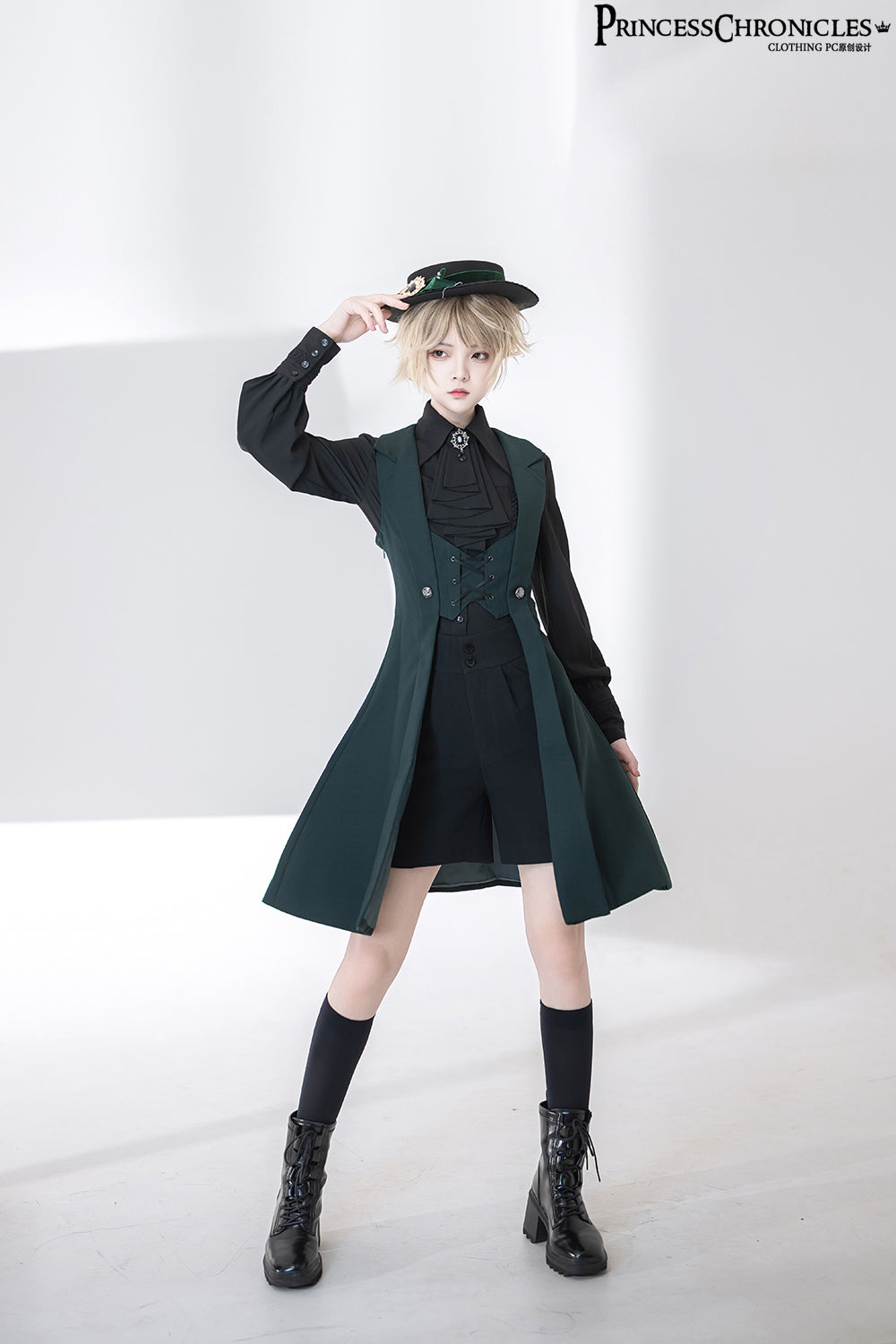 The Night Prelude Medieval Ouji Lolita Long Vest - image 25