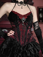 Duchess - Velvet Gothic Lolita Dress, Corset & Skirt - image 20