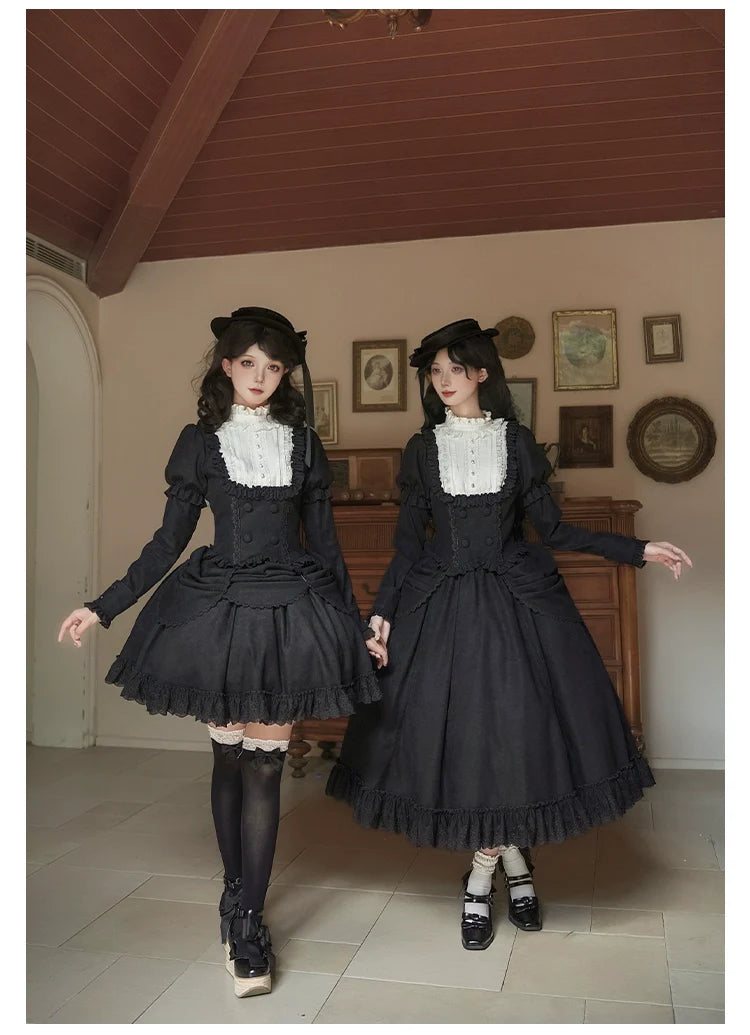 Fog City Time Difference - Classic Lolita SK & Blouse Suit - image 2