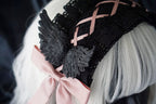 Black Wings Halloween Goth Lolita Hairband - image 22